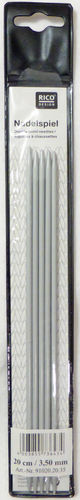 Nadelspiel Metall - 4,5mm - 20cm - RICO DESIGN