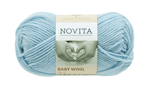 Babywolle 100% Merino - Baby Wool in vergissmeinnicht von NOVITA