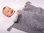 Strickset Merino - Babydecke Sternenglanz in der Größe 54 x 74 cm