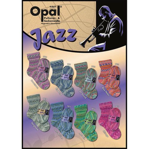 Jazz - 4-fach Opal Pullover- und Sockenwolle