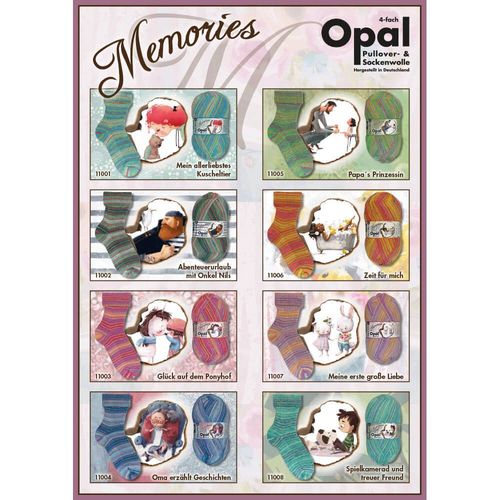 Opal Memories - 4-fädriges Pullover- und Sockengarn